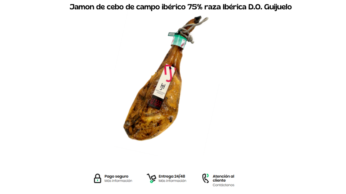 Jamon cebo de campo D.O. Guijuelo, ¿por qué es mejor?